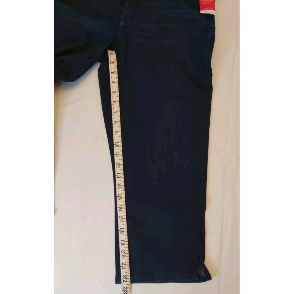 Spanx Womens Slim-x Casual Capri Jeans Dark Dipped $118 NWT Sz 29 / 8 - Picture 8 of 9